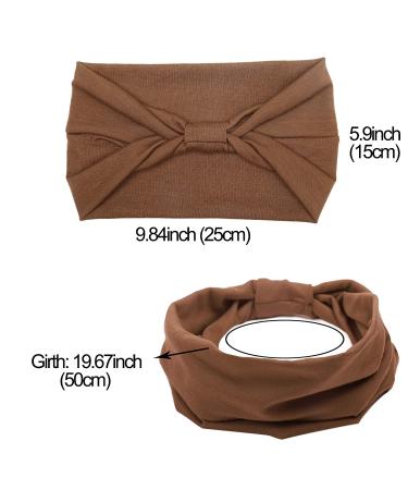 Boho Wide Knotted Headbands for Women | Tobeffect African Turbans & Head Wraps - Buy Online on GoSupps.com