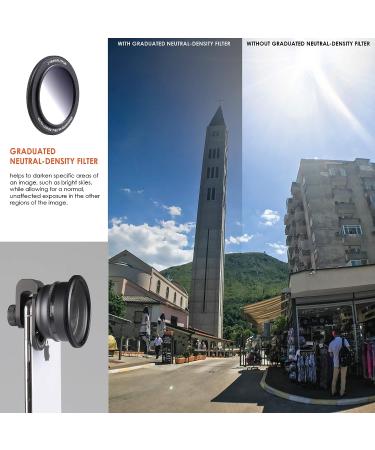 Z-Prime 16mm Multicoated Graduated Color Filter Kit for Ztylus Z-Prime Lens: CPL, Orange Sunset, Sky Blue, ND Filters - Buy Online on GoSupps.com
