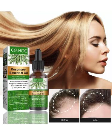 100% Pure Rosemary Oil for Hair Growth & Skin Care | Stimulate Hair Growth & Nourish Scalp | Essential Oil for Eyebrows & Eyelashes (1PC) - Buy Online on GoSupps.com