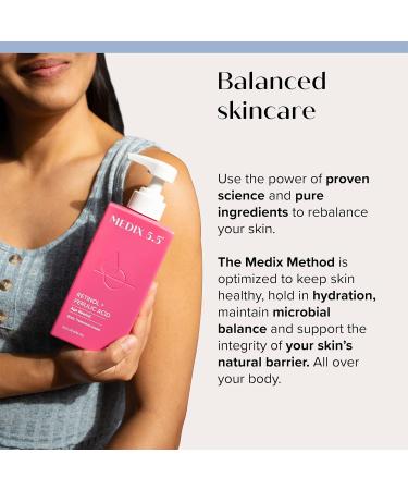 Medix 5.5 Retinol Anti Aging Body Cream + 20% Vitamin F Booster Serum Set - Buy Online on GoSupps.com