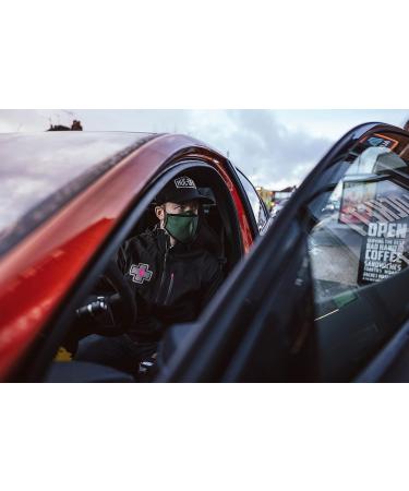 Muc-Off Green Reusable Face Mask Small - Adjustable Washable Face Cover with Filter - Pack of 1 - Buy Online on GoSupps.com