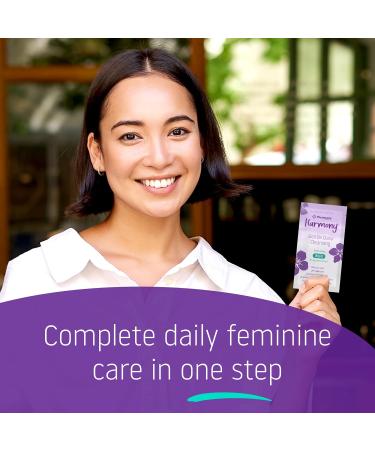 Theraworx Harmony Gentle Daily Cleansing Feminine Wipes - Fragrance Free pH Balanced Odor Reducing Travel Size 15 Count - Perfect for On-the-Go Use - Buy Online on GoSupps.com