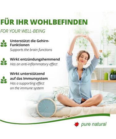 Brahmi Capsules 500mg - Vegan Memory & Concentration Supplement - Anti-Aging - 120 Pieces by Moriveda - 2 Months Stock - Buy Online on GoSupps.com