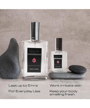 Geir Ness Eau de Parfum Spray for Men - Long Lasting Fresh Cool Scent - 3.4 oz - Norwegian Mountain Fragrance - 1 Pack - Buy Online on GoSupps.com