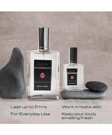 Geir Ness Eau de Parfum Spray For Men - Long Lasting Fresh Cool Scent - Mix of Refreshing Norwegian Mountain Fragrance Fresh 1.7 Fl Oz (Pack of 1) - Buy Online on GoSupps.com
