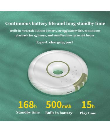 White Noise Sound Machine Adaptive Noise Cancellation Powered by USB or Battery 3 Timers and Memory Function Small and Portable for Kids Adults Sleeping - Buy Online on GoSupps.com