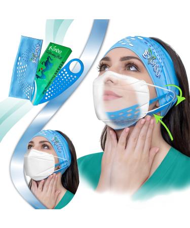 BYONDO Under Mask Set - Skin Protection and Ear Saver - Prevents Acne, Maskne, and Skin Irritation - Relieves Pressure and Discomfort on Ears - Reduces Double Chin - Washable and Reusable