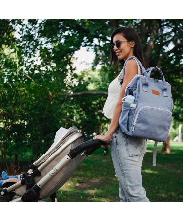 NEVEQ Babylation Wicking Pack - Large Capacity Waterproof Multi-Compartment Travel Backpack for Baby - Purple - Buy Online on GoSupps.com