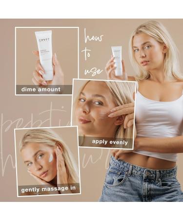 Hair Craft Co. Peptide Moisturizer 1.7oz - Daily Hydrating Face Cream for Dry Skin - Anti-Aging/Firming, Helps Reduce Wrinkle Appearance/Fine Lines Lightweight, Non-Greasy Formula - 30 Day Supply - Buy Online on GoSupps.com