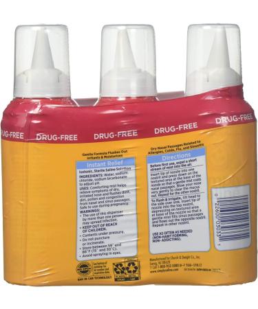 Arm & Hammer Simply Saline Nasal Relief Mist Spray - Giant Size 4.5oz (Pack of 3) - Buy Online on GoSupps.com