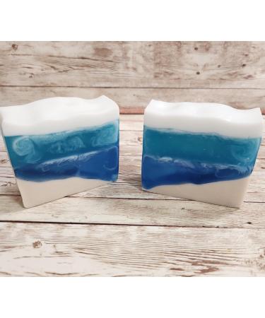 Buy Ocean Themed Beach Soap - Exfoliating Handmade Shea Butter & Goat Milk | All Natural Guilty Type Scent - Shop Internationally - Buy Online on GoSupps.com