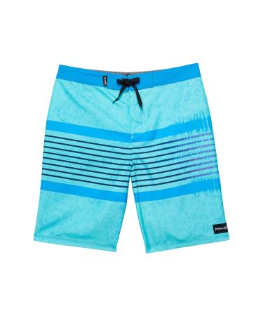 Hurley Boys Hrlb Gradient Stripe Boardshrt Board Shorts 12 Years Green (Aurora Green)