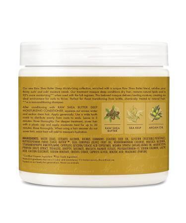 Shea Moisture Deep Treatment Hair Mask with Raw Shea Butter, Sea Kelp & Argan Oil Promotes Healthy Hair Growth, Curly Hair Products 16 Fl Oz (Family Size) - Buy Online on GoSupps.com