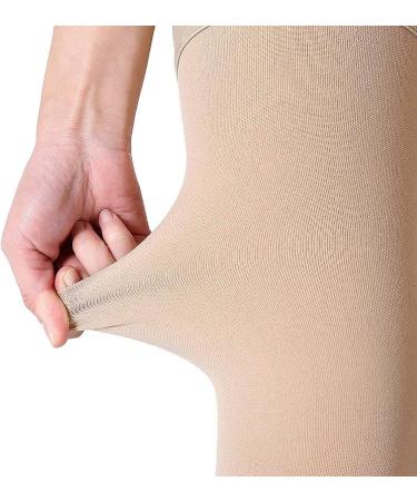 Wallfire Medical Compression Stockings 23-32mmHg for Varicose Vein Relief - Unisex Thigh High Support - XXL Skin Color - Buy Online on GoSupps.com