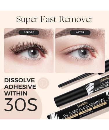LASHVIEW Eyelash Remover | Gentle Cluster Lash Glue Remover for DIY Extensions | Soothing & Non-Irritating Eye Cleanser 5ML | International Shipping Available - Buy Online on GoSupps.com
