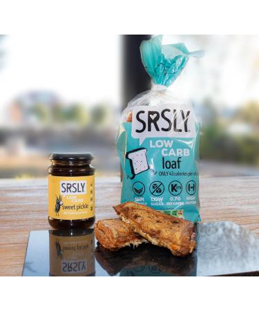 SRSLY Low Carb Pickle | 300g x 3 Jars | Small Chunk Pickle | Delicious & Tangy | Low Calorie | Low Sugar | Vegan | Only 0.8g Carbs & 5 Kcals Per Tbsp | Seriously Low Carb Keto Friendly Food - Buy Online on GoSupps.com