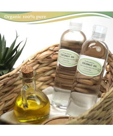 Dr Adorable 24 oz Fractionated Coconut Oil - 100% Pure Organic - Buy Now for International Shipping - Buy Online on GoSupps.com