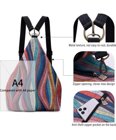 Black Butterfly Premium Bohemia Style Backpack for Women - Fashionable, Lightweight & Small | Multicolor Daypack - Buy Online on GoSupps.com
