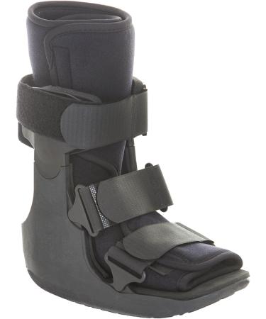 Short Fracture Walker Boot for Stable Foot & Ankle Fractures - Ideal for Achilles Tendon Surgery, Ankle Sprains, Post Op Care - Size Medium (7-9.5) - 1 Pack - Buy Online on GoSupps.com