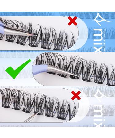 Self Adhesive Lash Clusters | Natural C Curl Eyelash Clusters | No Glue Reusable | Pre Glued Extensions with Tweezers | Shop Internationally - Buy Online on GoSupps.com