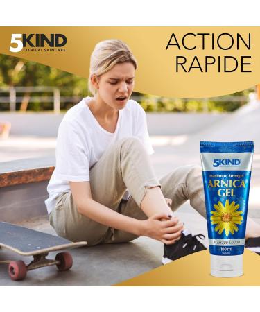 5kind Gel Arnica Extra Fort 100 ml Gel l Arnica Action Rapide Gel Revitalisant l Extrait d Arnica Montana Gel 100ml - Buy Online on GoSupps.com