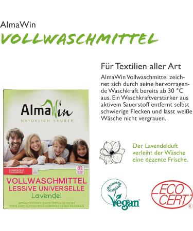 AlmaWin Organic detergent (1 x 4.60 kg) - Buy Online on GoSupps.com