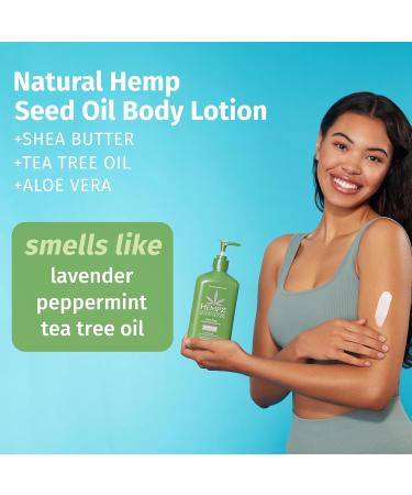 Buy HEMPZ Tea Tree Herbal Body Moisturizer 17 oz - Best International Shipping & Hydrating Skin Care - Buy Online on GoSupps.com