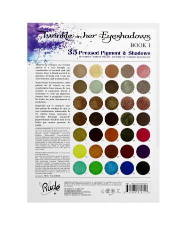 Rude Cosmetics Twinkle In Her 35 Eyeshadows Palette - Book 1 | International Shipping Available - 1.34 oz Eye Shadow for Women - Buy Online on GoSupps.com