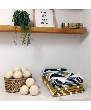 Eco-Friendly Wool Laundry Dryer Balls by Mili Felt - Reusable Extra Large Natural Fabric Softener Reducing Wrinkles | 100% Pure New Zealand Wool Made in Nepal - Buy Online on GoSupps.com