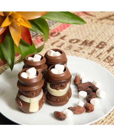 Gnaw Chocolate Melting Snowman and Santa Hot Chocolate Bomb Gift Set - 105g - Buy Online on GoSupps.com