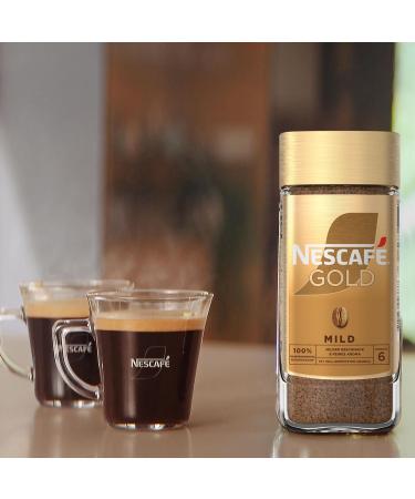 Nestl Germany NESCAF GOLD Mild soluble bean coffee from excellent coffee beans instant powder caffeinated and aromatic individually packed 1 x 100 g - Buy Online on GoSupps.com