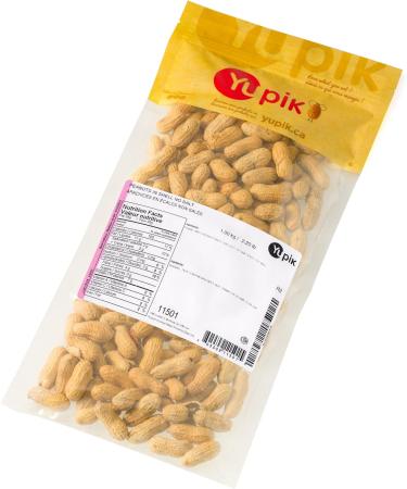 Yupik Dry Roasted Unsalted Peanuts In Shell 1 kg Kosher Gluten-Free Vegan Whole Nuts with Shell No Added Salt Lightly Roasted Oil-Free High in Fiber Healthy Snack Once Shelled Roasted Peanuts 1 kg (Pack of 1) - Buy Online on GoSupps.com