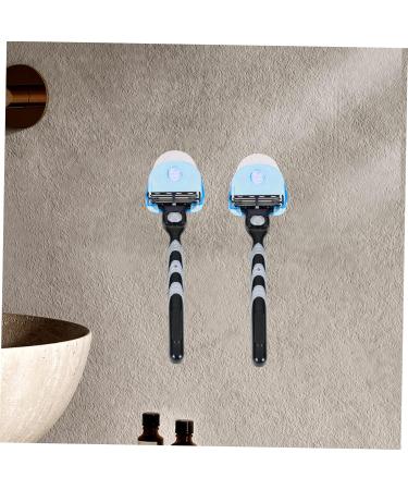 Angoily 2-Pack Razor Holder Shower Hook - Suction Hook for Bathroom Storage & Razor Organization - Buy Online on GoSupps.com