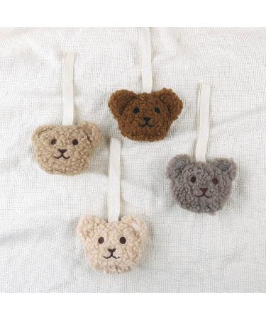 Plush Bear Pacifier Chain Clip - Soft Infant Accessory & Baby Party Gift - Buy Online on GoSupps.com