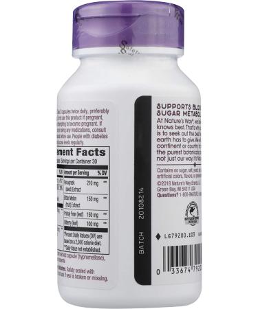 Nature's Way Blood Sugar Support with Gymnema â€“ 90 Capsules for Healthy Glucose Levels - Buy Online on GoSupps.com