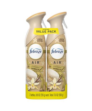 Febreze air Freshly Baked Vanilla Pack of 2 Vanilla 8.8 Ounce (Pack of 2)