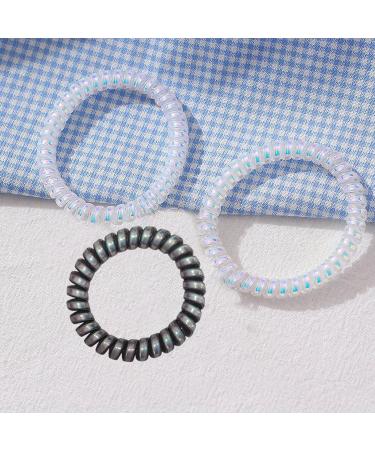 Colorful Spiral Hair Ties for Women - Stylish Ponytail Holders & Scrunchies - Hair Accessories for Teens & Girls - Buy Online on GoSupps.com