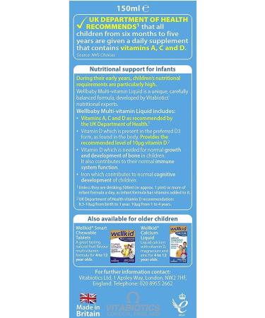 Wellkid Baby Syrup 150ml Best Multivitamin for Kids | International Shipping - Buy Online on GoSupps.com