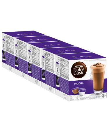 Nescafé Dolce Gusto Mocha, Pack of 5, 5 x 16 Capsules (40 servings)