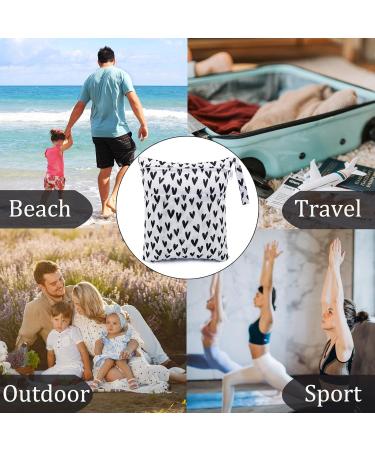 Felfang Diaper Bag Set - 2 Wetbag Organizers & Reusable Fabric Diapers (White Heart) | International Shipping Available - Buy Online on GoSupps.com