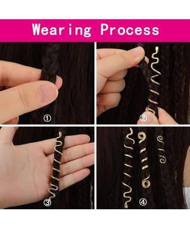 23 Pieces Dreadlock Jewellery Hair Spirals Clips Hair Braid Rings Adjustable Metal Cuffs Hair Dreadlocks Accessories Cuffs Hair Accessories Set Hair Spirals Dreadlocks for Men and Women (A) - Buy Online on GoSupps.com