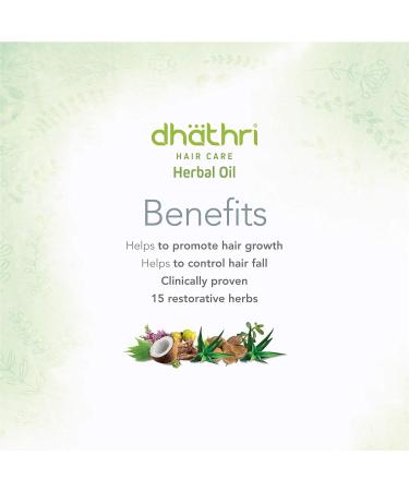Dhathri Hair Care Plus Herbal Oil 100ml (Pack of 2) by Dhathri - Buy Online on GoSupps.com