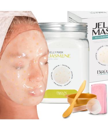Br un-peel-off-jelly mask premium quality modeling jazmine-jar-mask powder for face mask ideal for beautician spa skin care hydro face mask - Buy Online on GoSupps.com