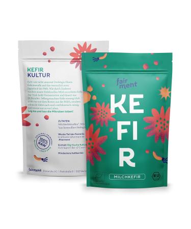 Buy Fair Starter Culture Kefir - Make Organic Milk Kefir at Home | Durable Tubers & German Instructions | 1x Organic Kefir Culture - Buy Online on GoSupps.com