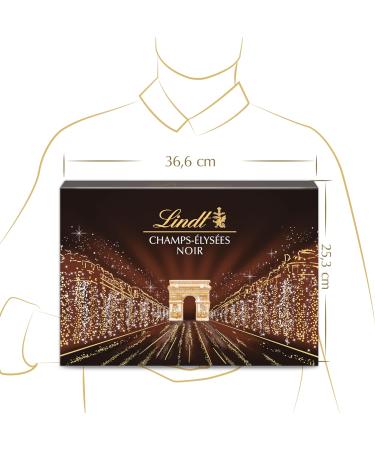 Lindt - CHAMPS- LYS ES Noir Box - Assortment of Dark Chocolates - Pralines Crispy and Smooth - Ideal for Christmas 470g - Buy Online on GoSupps.com