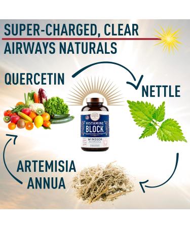 WINDSOR BOTANICALS Histamine Block Capsules and Dental Probiotics for Teeth and Gums - Allergy and Oral Health Bundle - Buy Online on GoSupps.com