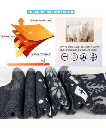 Buy Fayhijun Merino Ski Socks for Men Women & Children - Warm Breathable Performance Sports Socks for Winter Skiing & Snowboarding (Couple Pack Size 39-42 Dark) - Buy Online on GoSupps.com