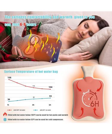 Shop Goomp Hot Water Bottle Set - 2 Pack Gray Animal Covers for Pain Relief & Therapy | 2 Liter Hot Water Bottles for Cramps & Cold Relief - International Shipping Available - Buy Online on GoSupps.com