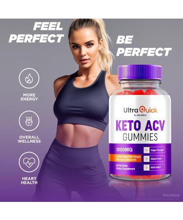 Ultra Quick Keto ACV Gummies - All Natural 1000MG Supplement | Premium Keto + ACV Formula | Official Reviews (60 Gummies - Buy Online on GoSupps.com