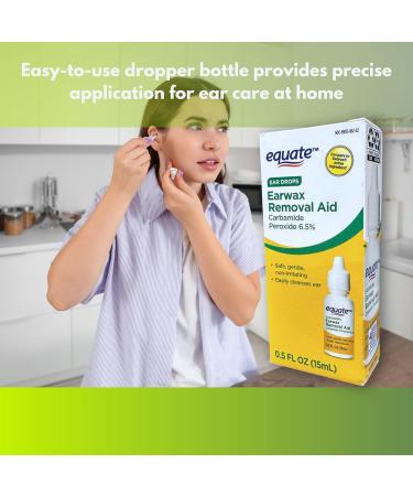 Earwax Removal Aid with Carbamide Peroxide 6.5%- Ear Drops 0.5 fl oz (Pack of 1) - Buy Online on GoSupps.com